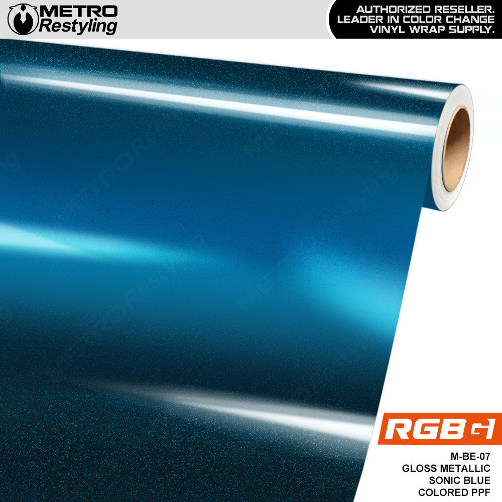 RGBG Gloss Metallic Sonic Blue Colored PPF | M-BE-07
