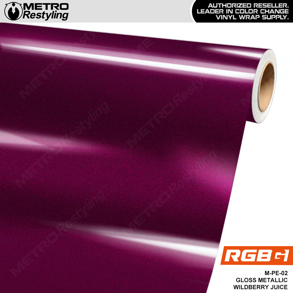 RGBG Gloss Metallic Wildberry Juice Colored PPF | Metro Restyling