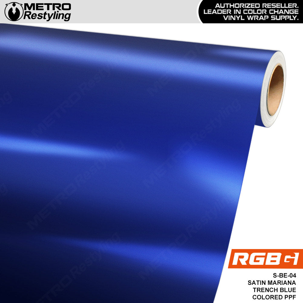 RGBG Satin Mariana Trench Blue Colored PPF | S-BE-04