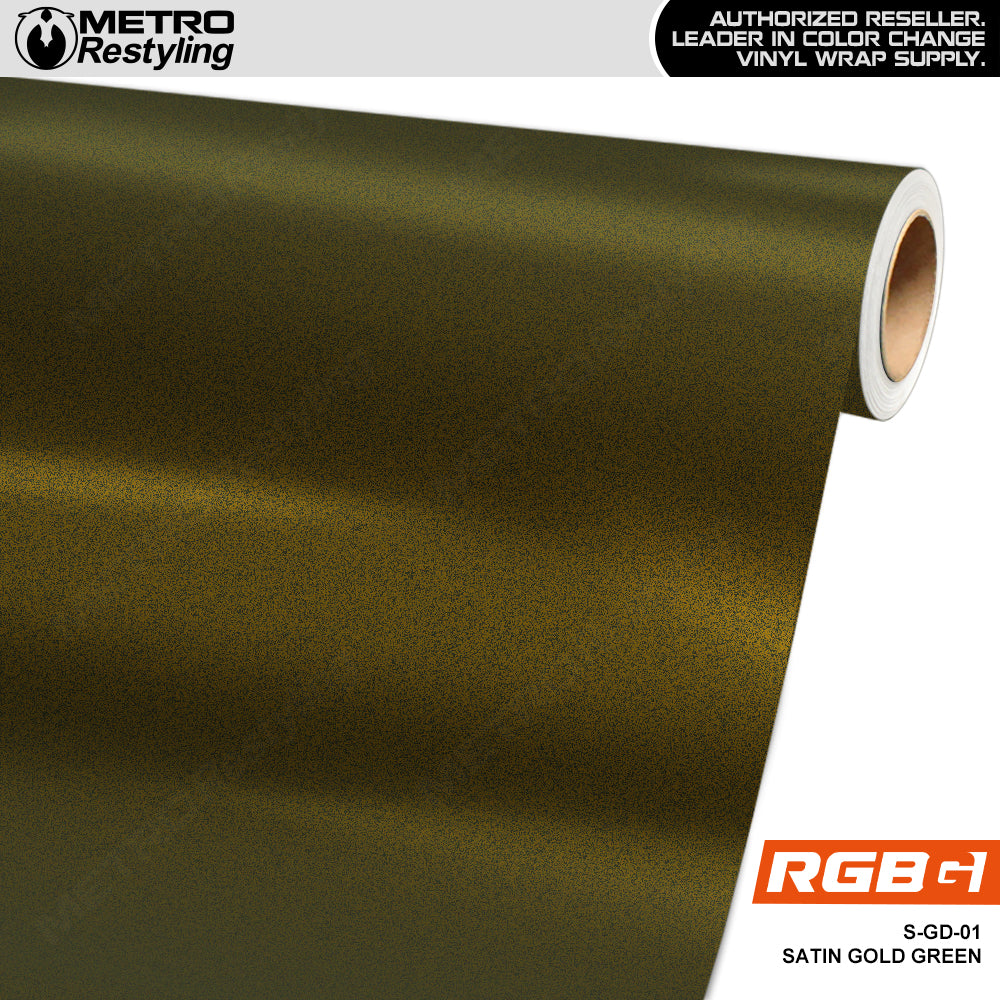 RGBG Satin Gold Green Colored PPF