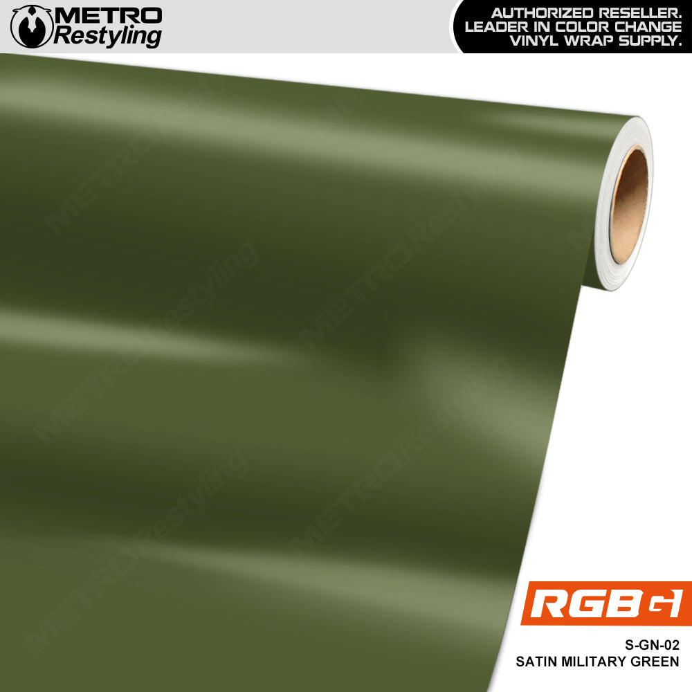 RGBG Satin Military Green Colored PPF | S-GN-02