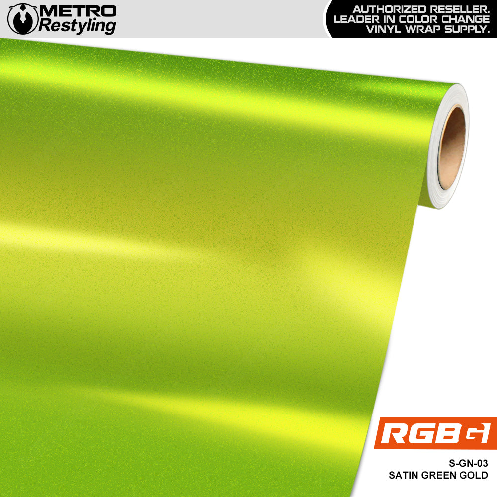 RGBG Satin Green Gold Colored PPF | S-GN-03