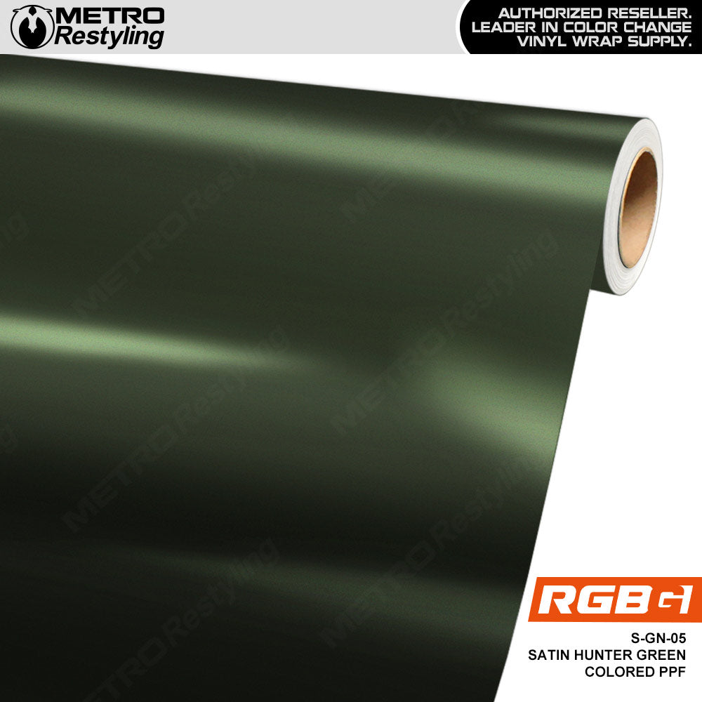 RGBG Satin Hunter Green Colored PPF | S-GN-05