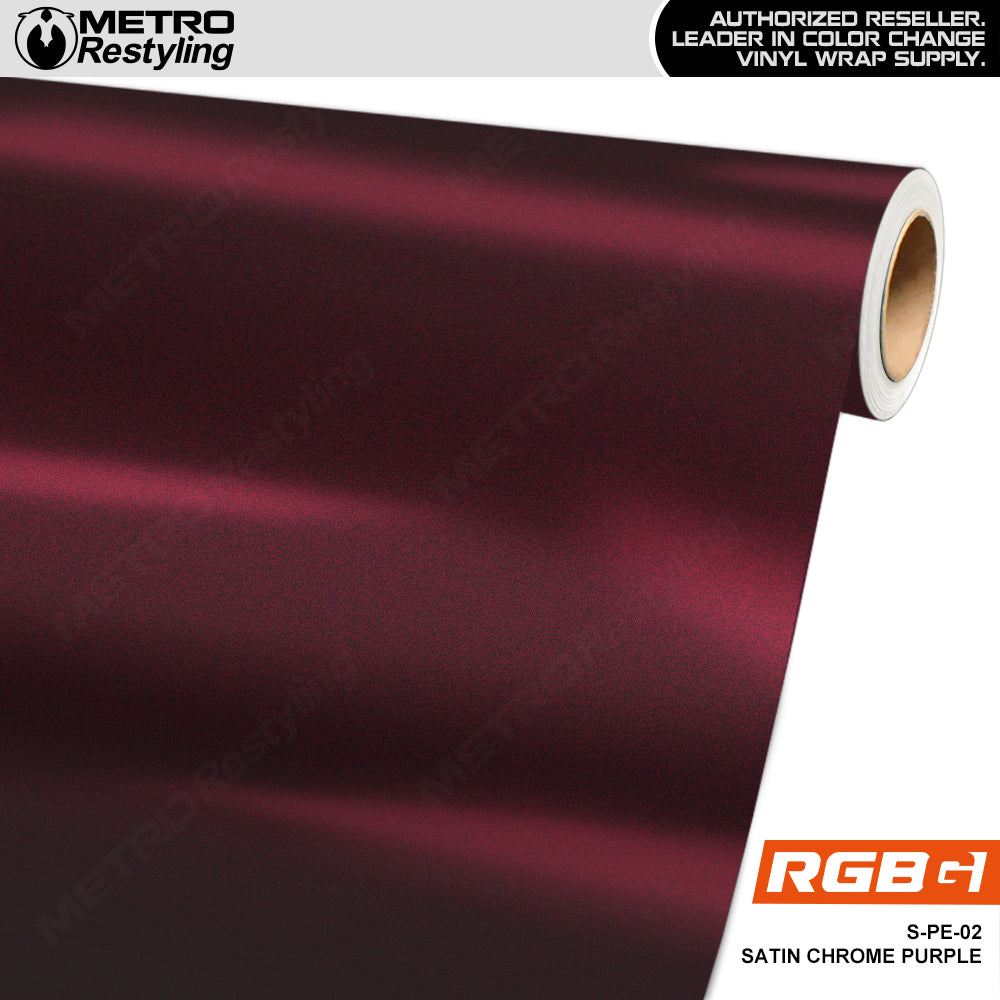 RGBG Satin Chrome Purple Colored PPF | S-PE-02