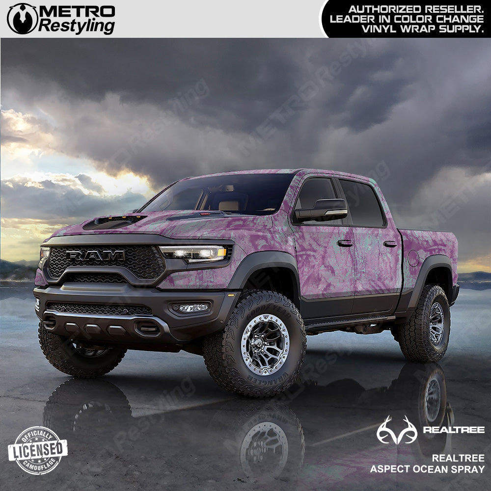 Realtree Aspect Ocean Spray Camouflage Vinyl Wrap Film