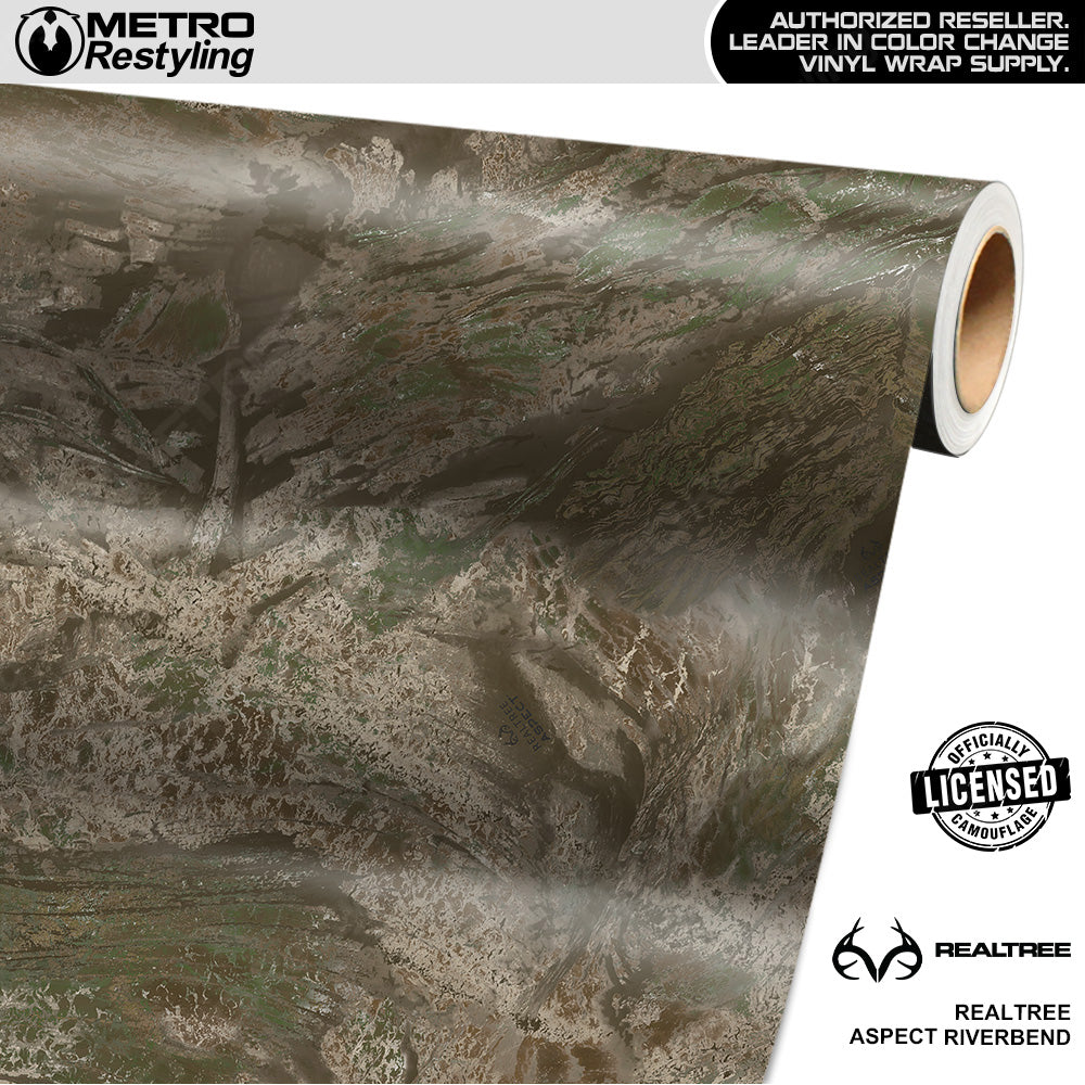 Realtree Aspect Riverbend Camouflage Vinyl Wrap Film