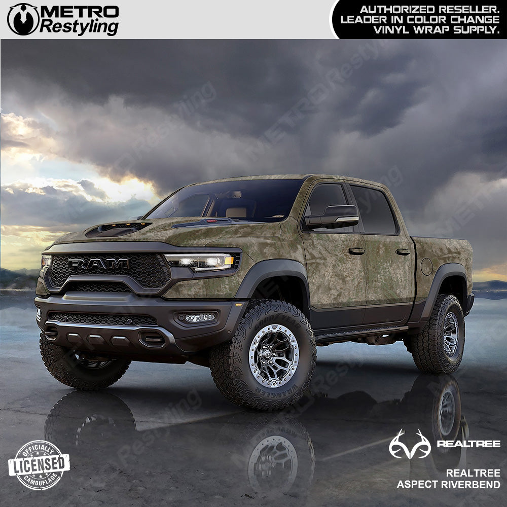 Realtree Aspect Riverbend Camouflage Vinyl Wrap Film