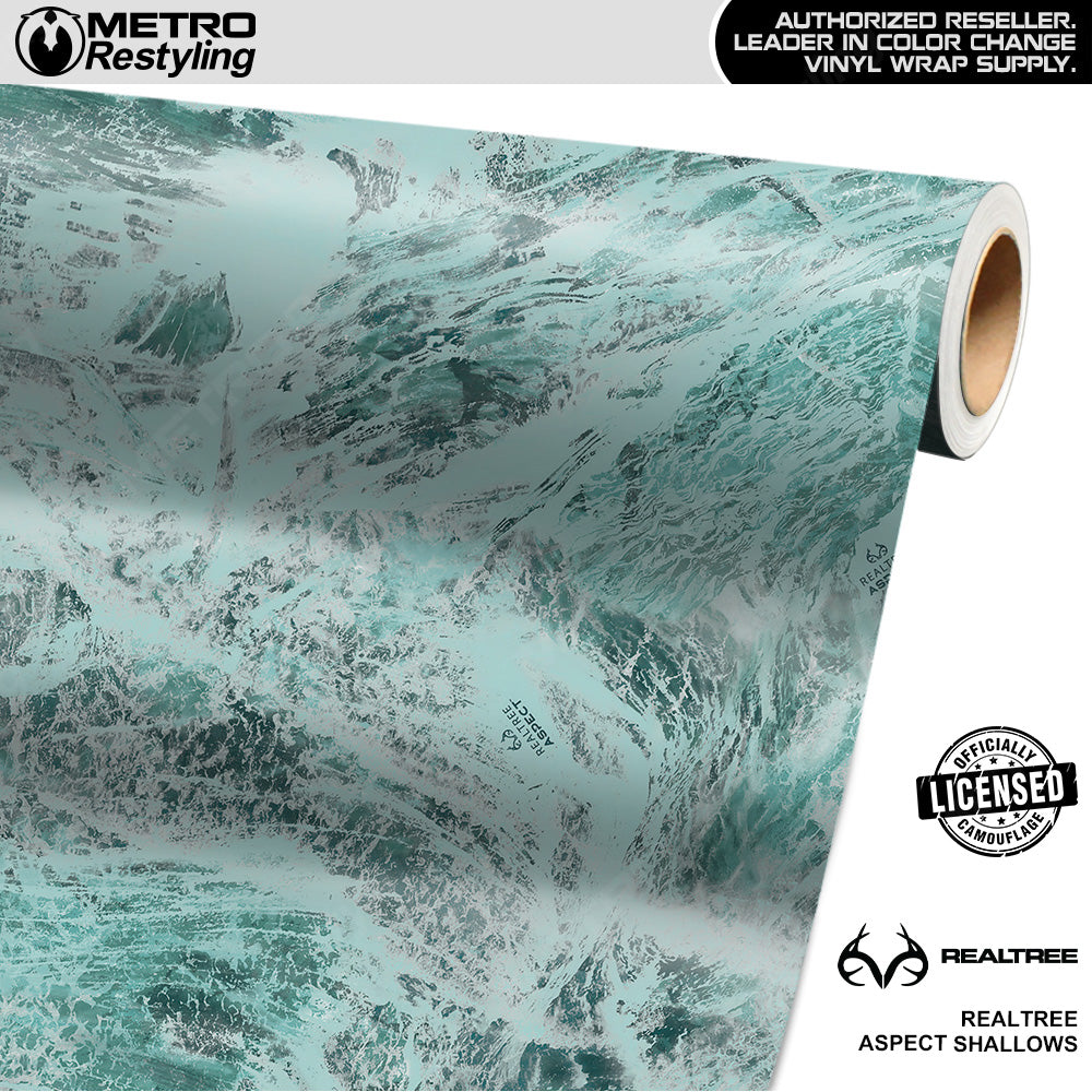 Realtree Aspect Shallows Camouflage Vinyl Wrap Film
