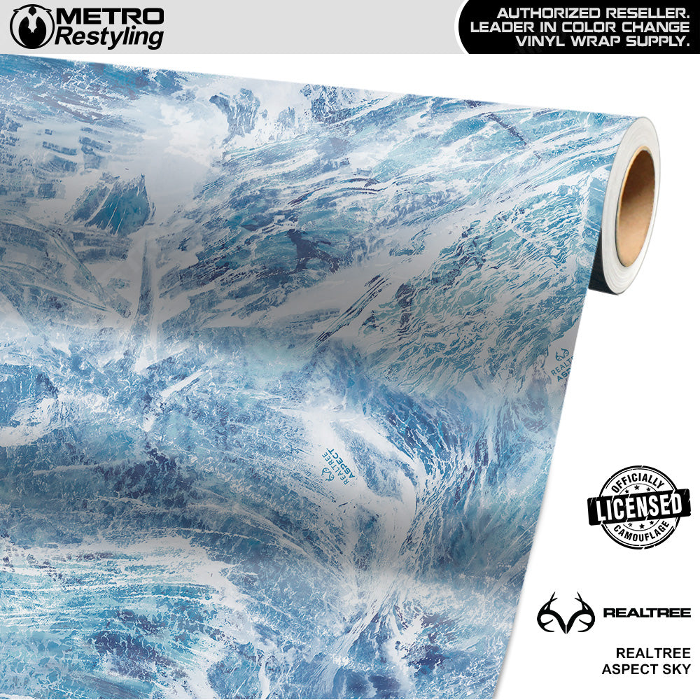 Realtree Aspect Sky Camouflage Vinyl Wrap Film