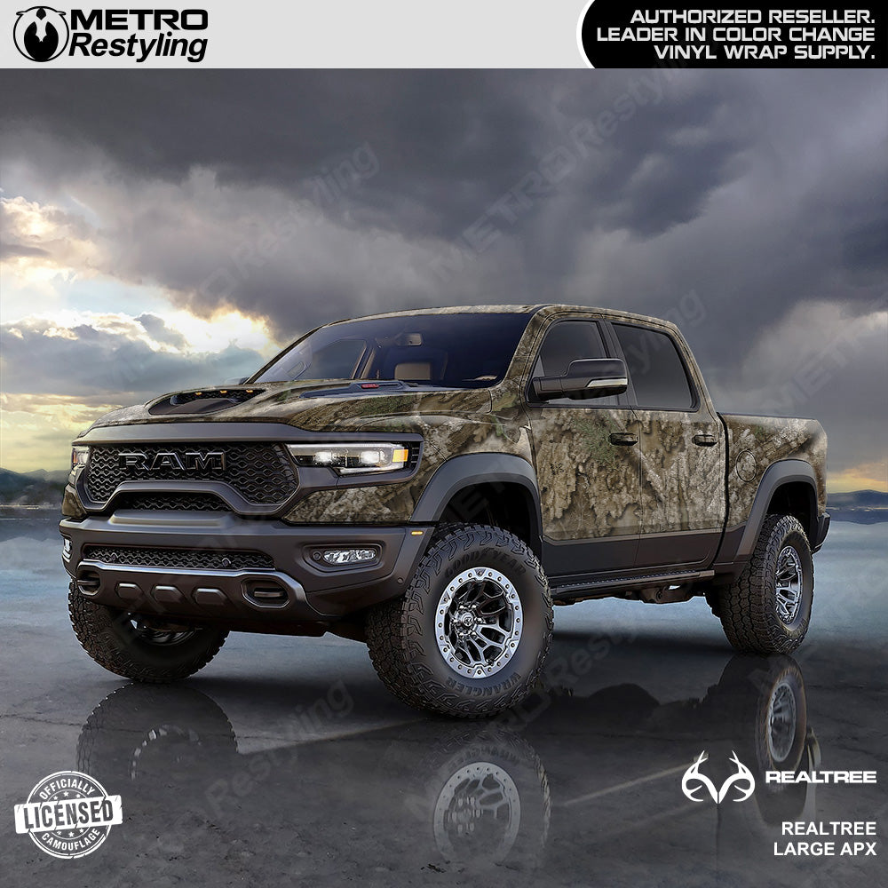 Realtree Large APX Camo Truck Wrap Film