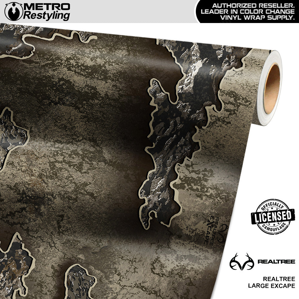 Realtree Large Excape Camo Vinyl Wrap Film