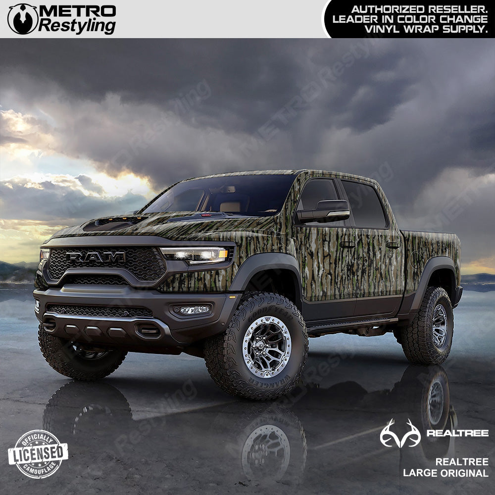 Realtree Large Original Camo Truck Wrap Film