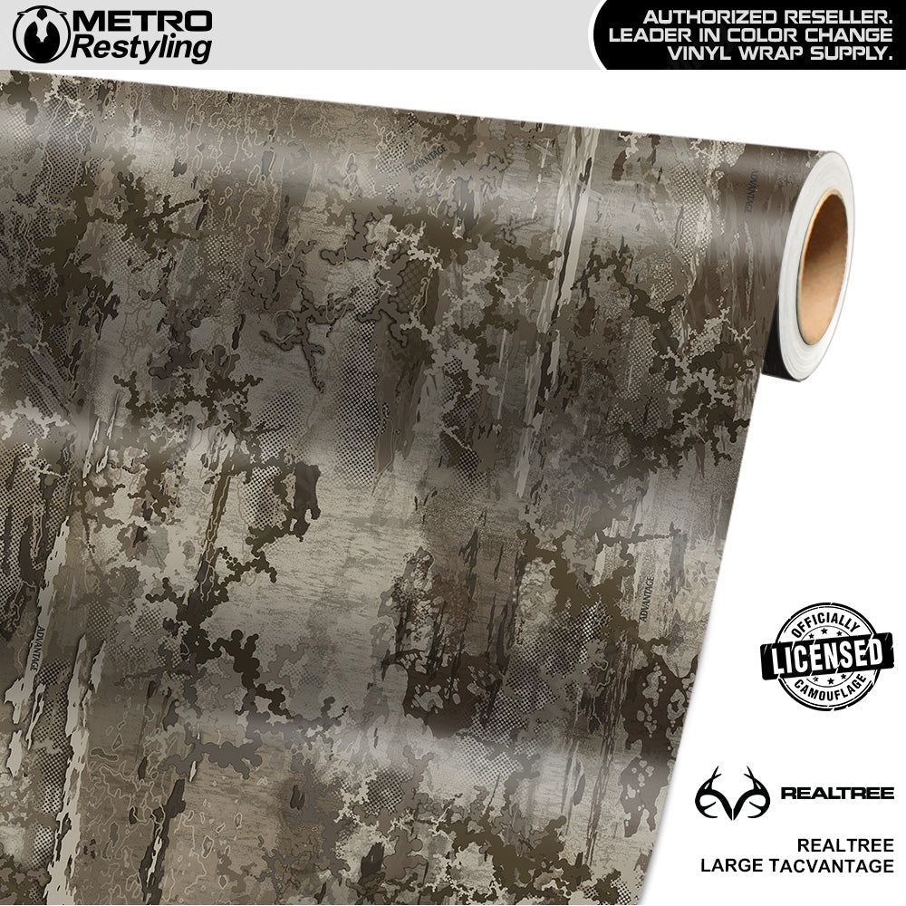 Realtree Large Tacvantage Camouflage Vinyl Wrap Film