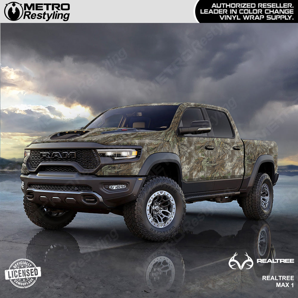 Realtree MAX-1 Camouflage Vinyl Wrap Film