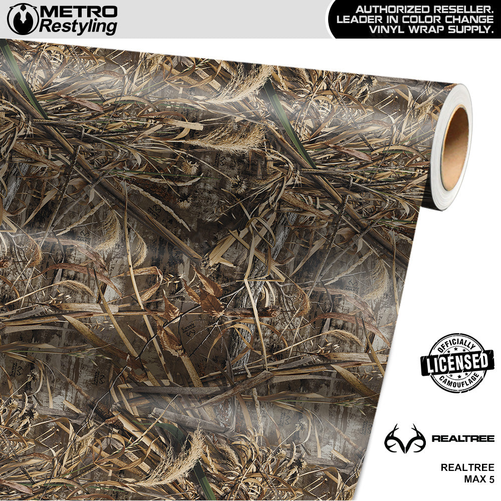 Realtree Max5 Color Realtree MAX-5 Camouflage Vinyl Wrap Film | CamoWraps