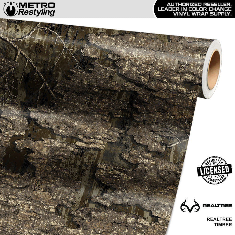 Realtree Timber Camo Vinyl Wrap Film