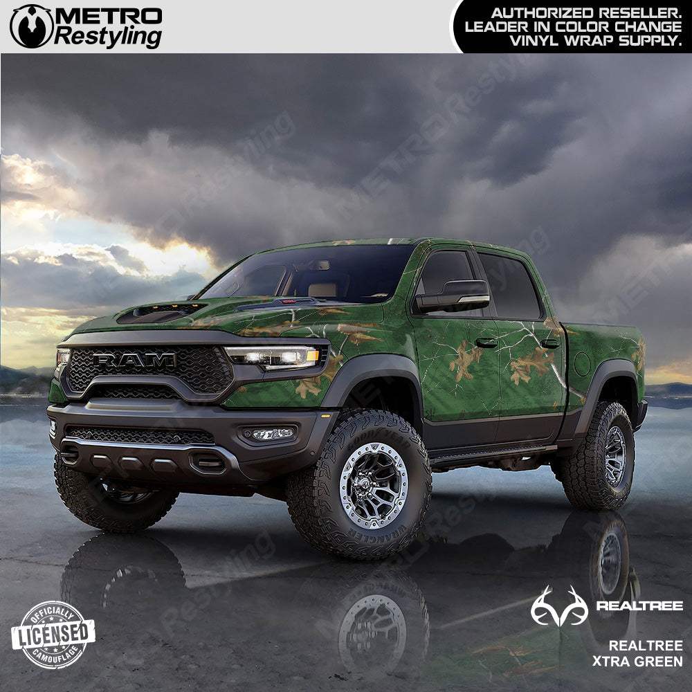 Realtree XTRA Green Camouflage Vinyl Wrap Film
