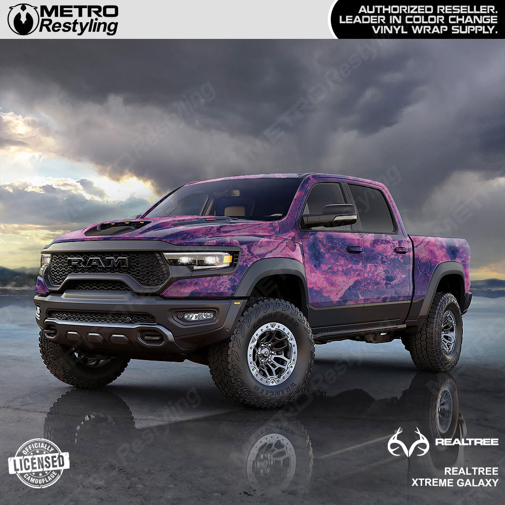 Realtree XTREME Galaxy Camo Truck Wrap Film