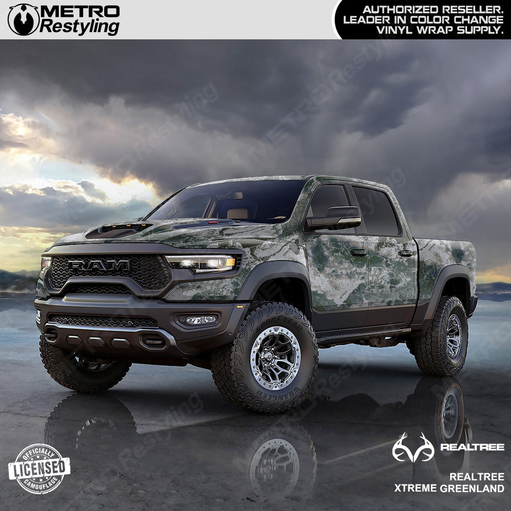 Realtree XTREME Greenland Camo Truck Wrap Film