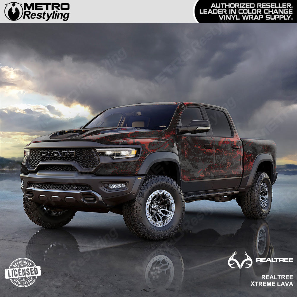 Realtree XTREME Lava Camo Truck Wrap Film