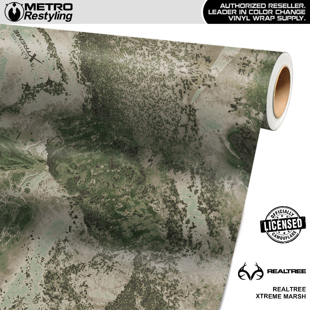 Realtree XTREME Marsh Camo Vinyl Wrap Film