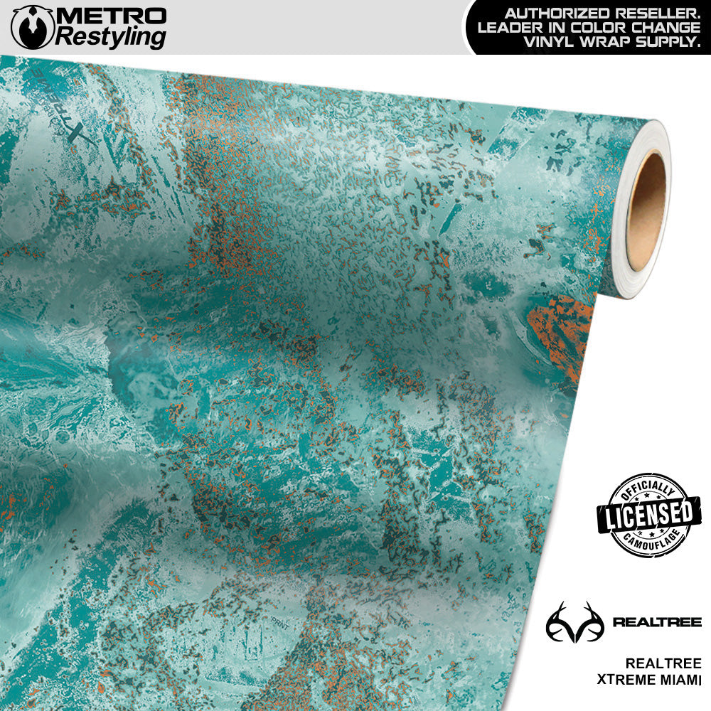 Realtree XTREME Miami Camo Vinyl Wrap Film