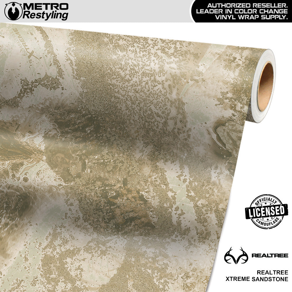 Realtree XTREME Sandstone Camo Vinyl Wrap Film