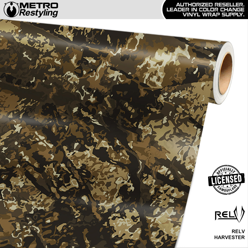 RELV Harvester Camouflage Vinyl Wrap Film - Avery Film - Matte Finish | BLOWOUT STOCK | (10 sq ft) | 100376