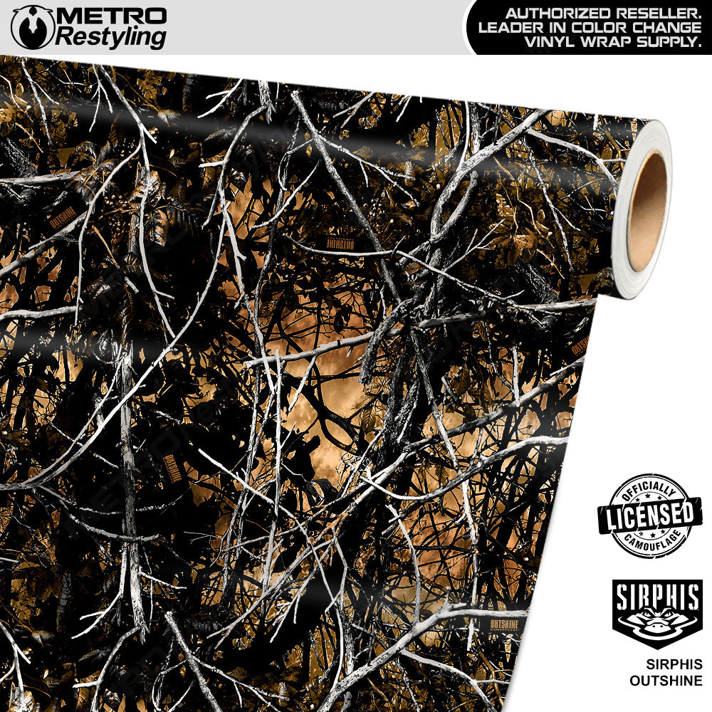 Sirphis Outshine Camouflage Vinyl Wrap Film
