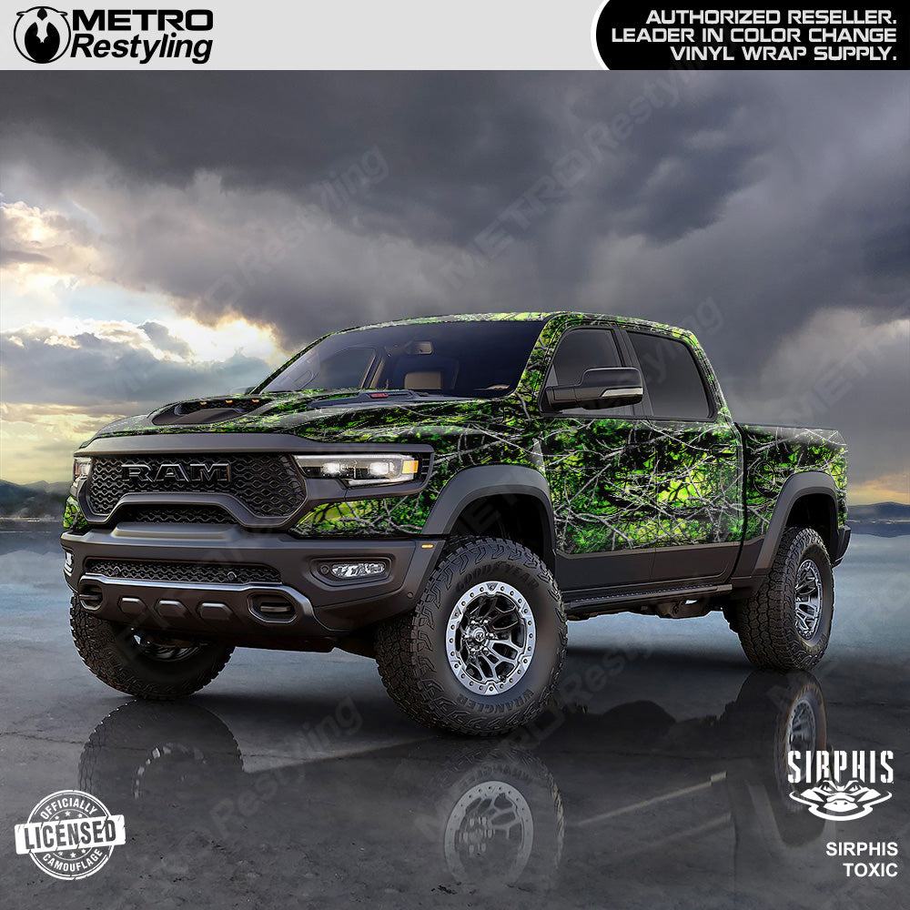 Sirphis Toxic Camouflage Truck Wrap