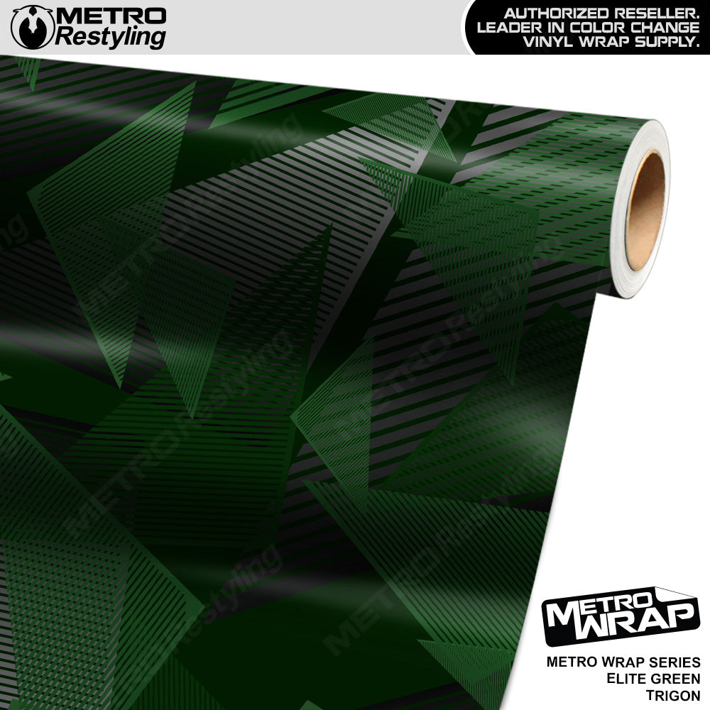 Metro Wrap Trigon Elite Green Vinyl Film