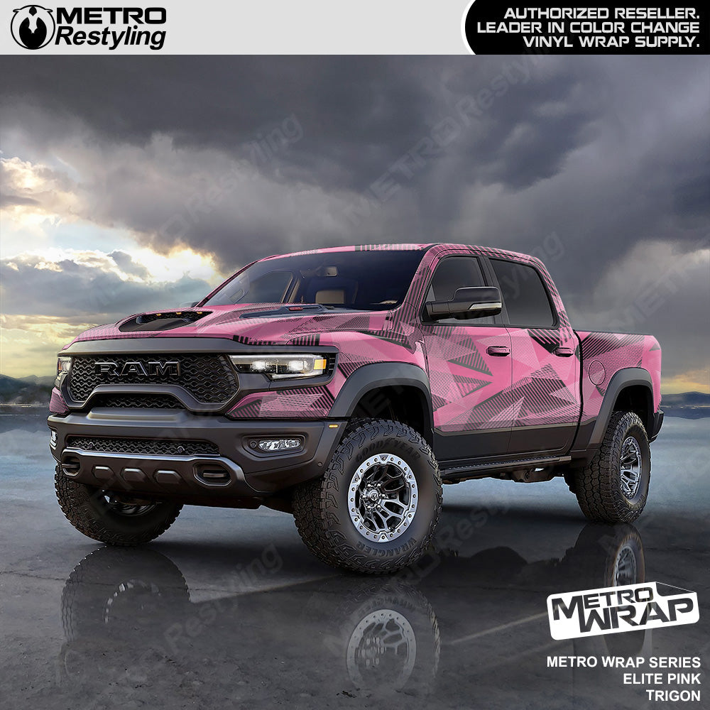 Trigon Elite Pink Truck Wrap