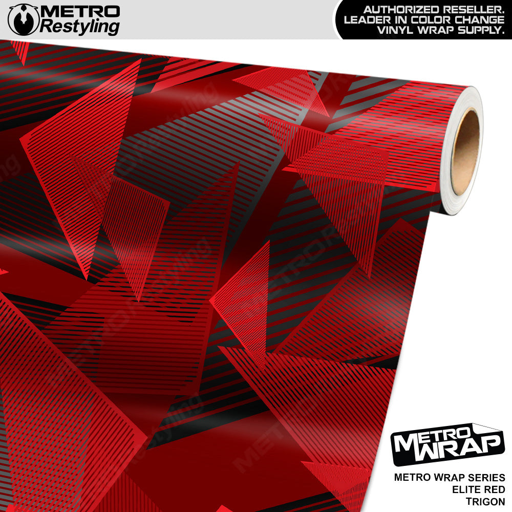 Metro Wrap Trigon Elite Red Vinyl Film