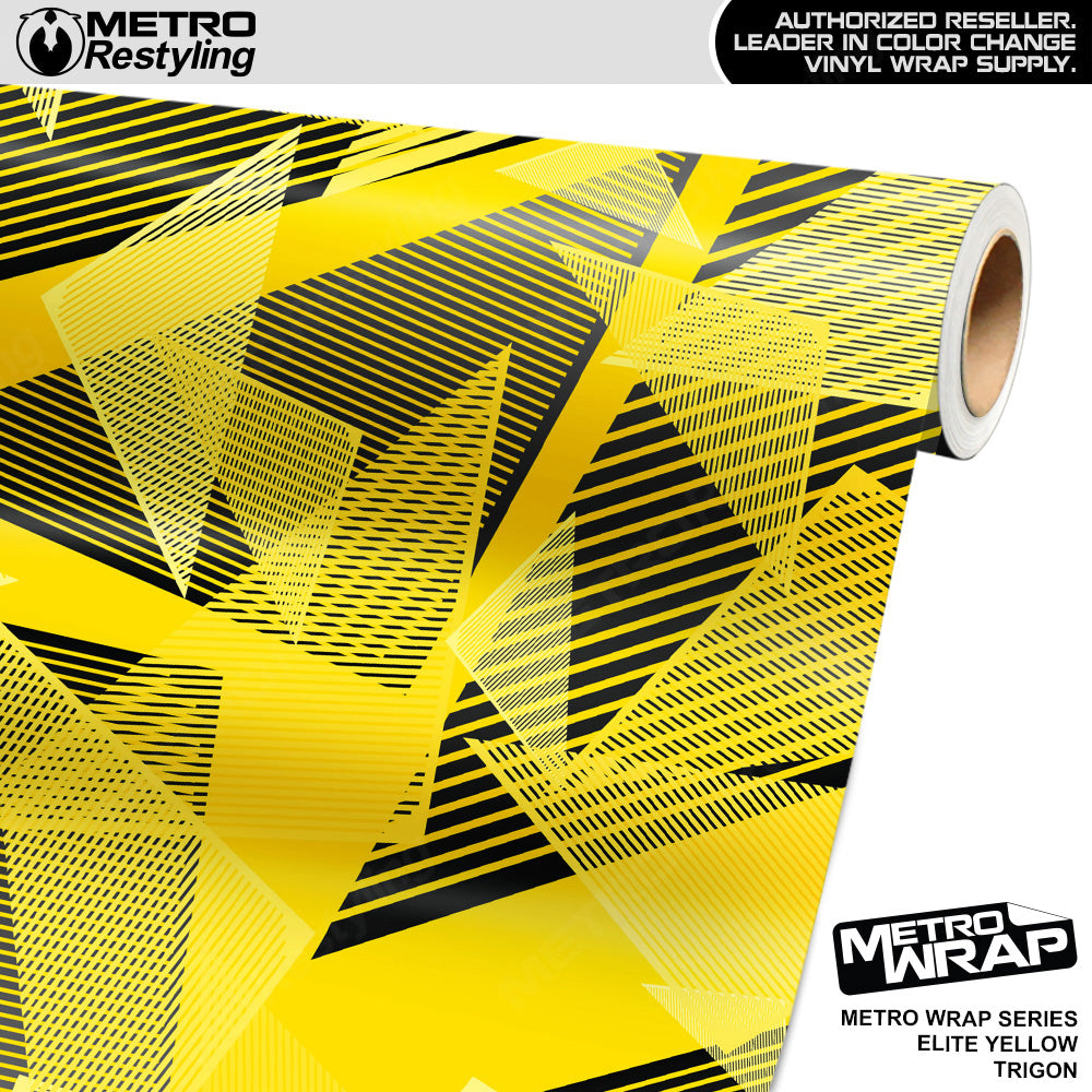 Metro Wrap Trigon Elite Yellow Vinyl Film