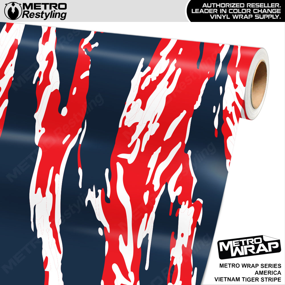 Metro Wrap Vietnam Tiger Stripe America Vinyl Film