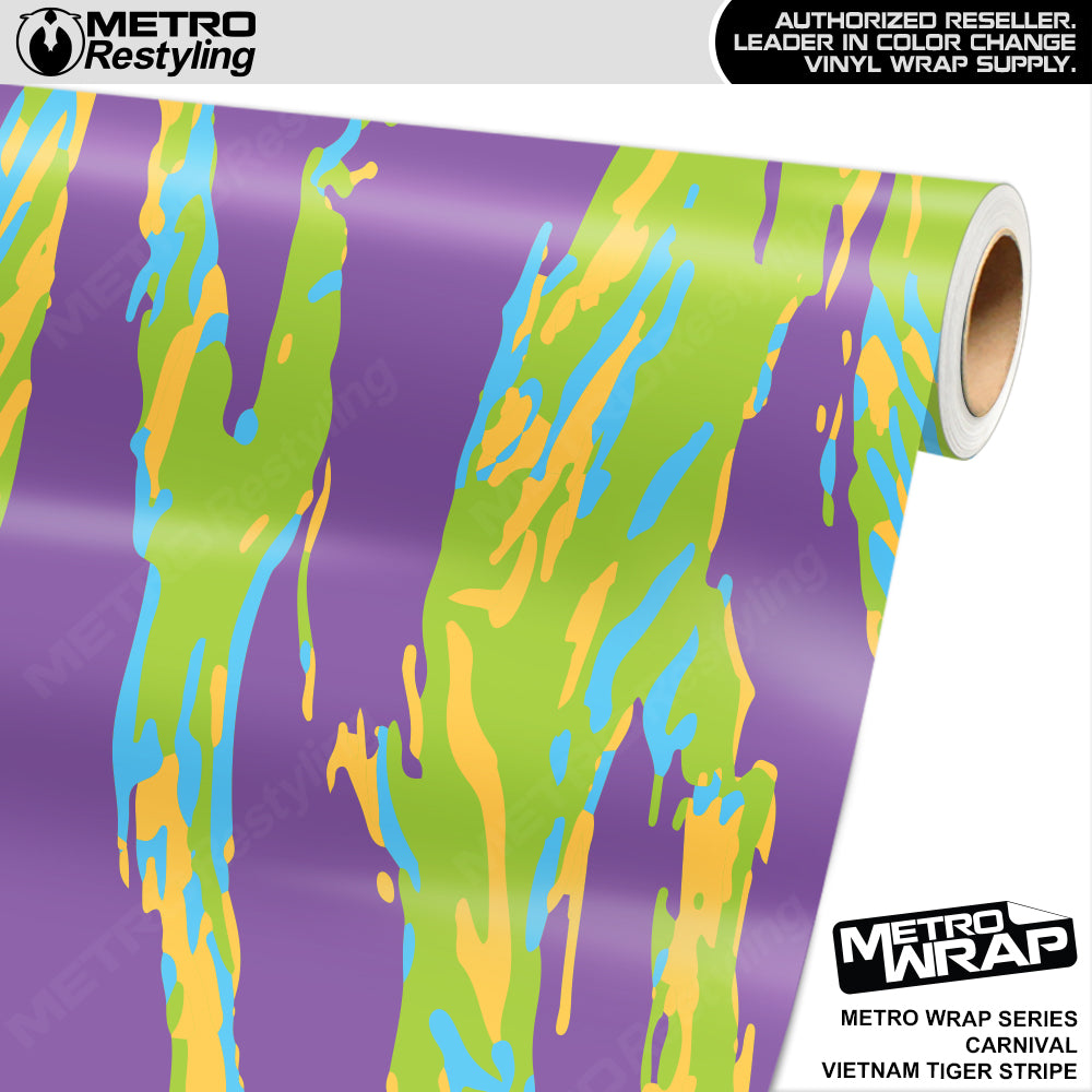 Metro Wrap Vietnam Tiger Stripe Carnival Vinyl Film