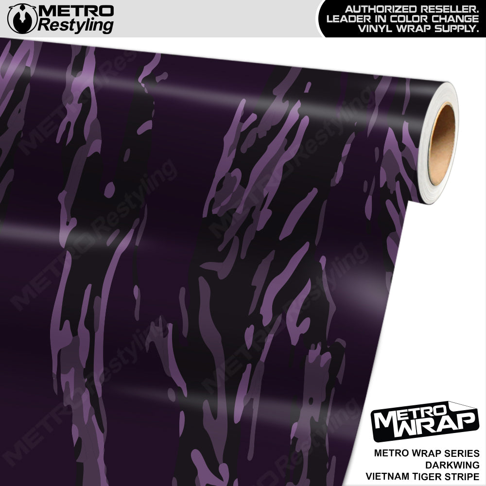 Metro Wrap Vietnam Tiger Stripe Darkwing Vinyl Film