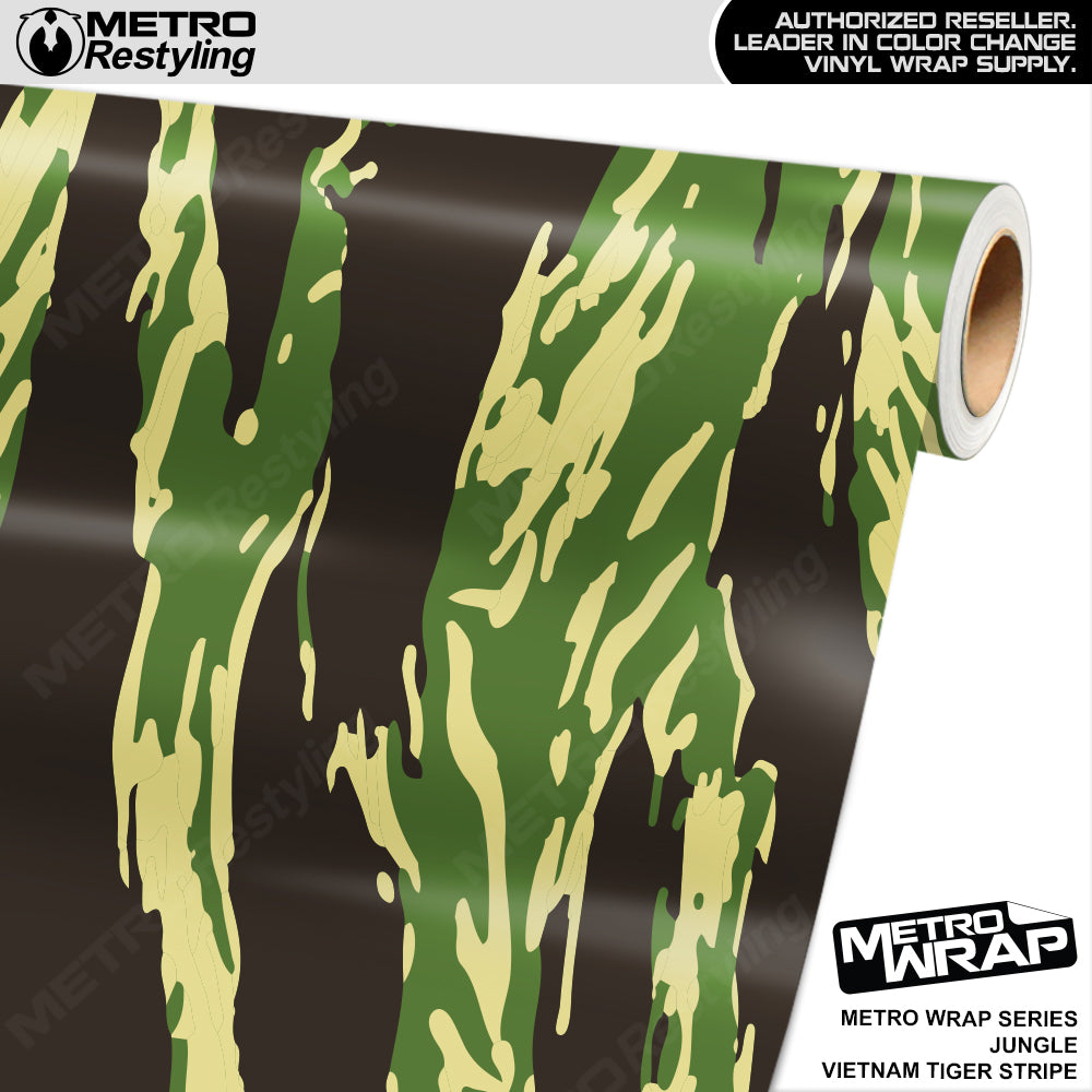 Metro Wrap Vietnam Tiger Stripe Jungle Vinyl Film