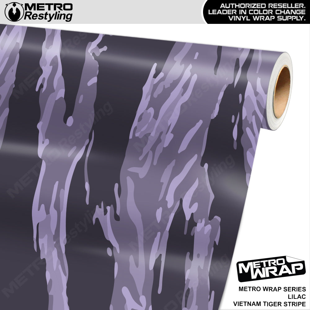 Metro Wrap Vietnam Tiger Stripe Lilac Vinyl Film