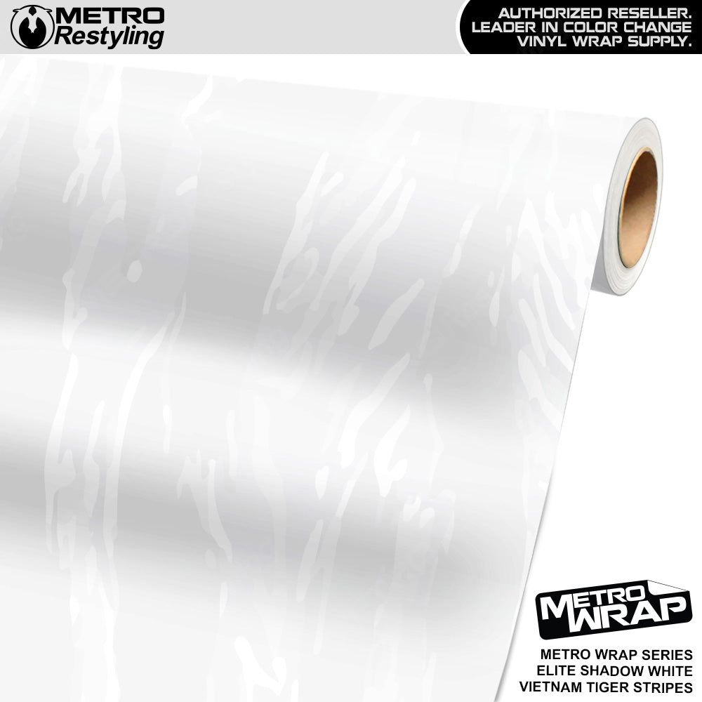 Metro Wrap Vietnam Tiger Stripe Elite Shadow White Vinyl Film