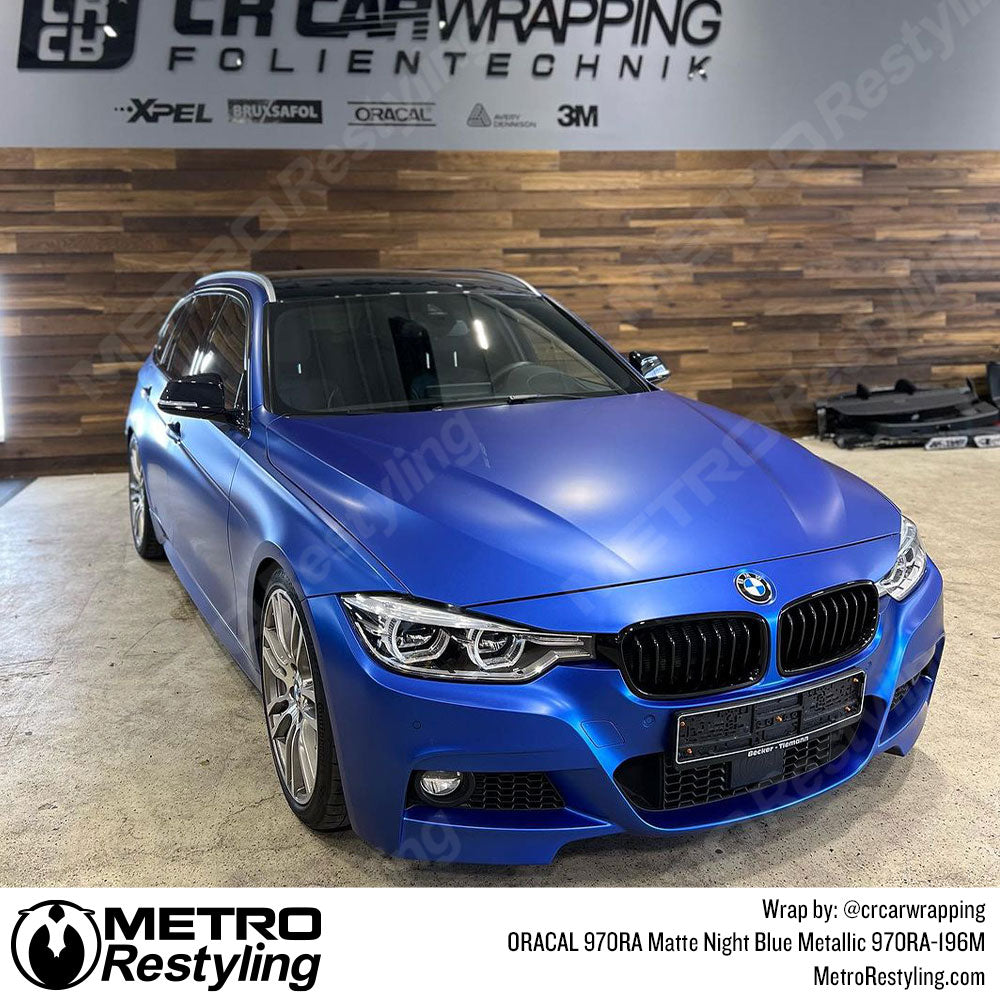 BMW BLUE VINYL WRAP