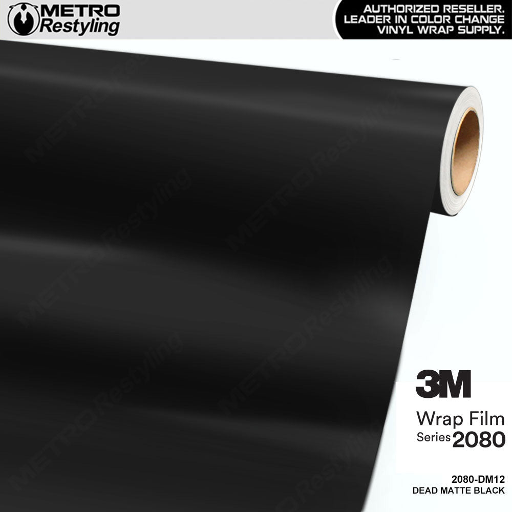 3M 2080 Dead Matte Black Vinyl Wrap