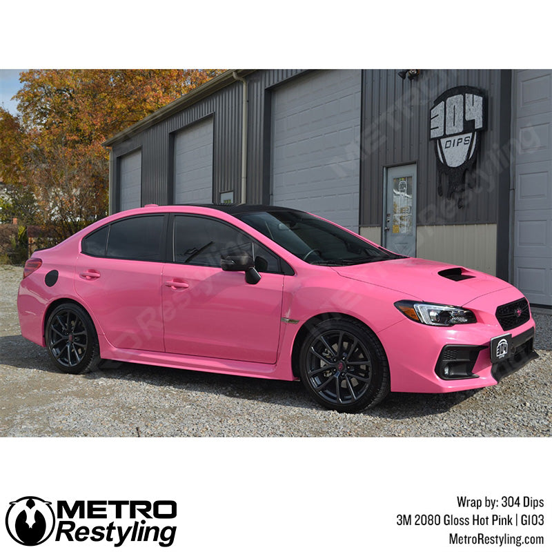 Pink Car wrap