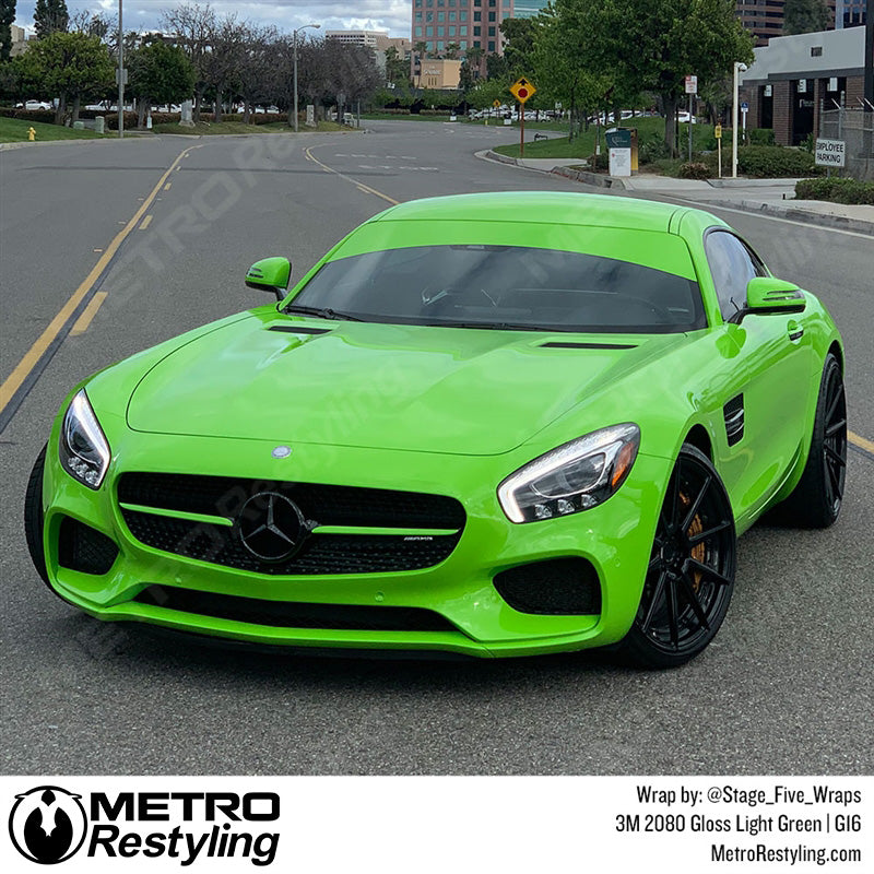 3m Quality Gloss Grass Green Vinyl Wrap Whole Car Wrap Covering
