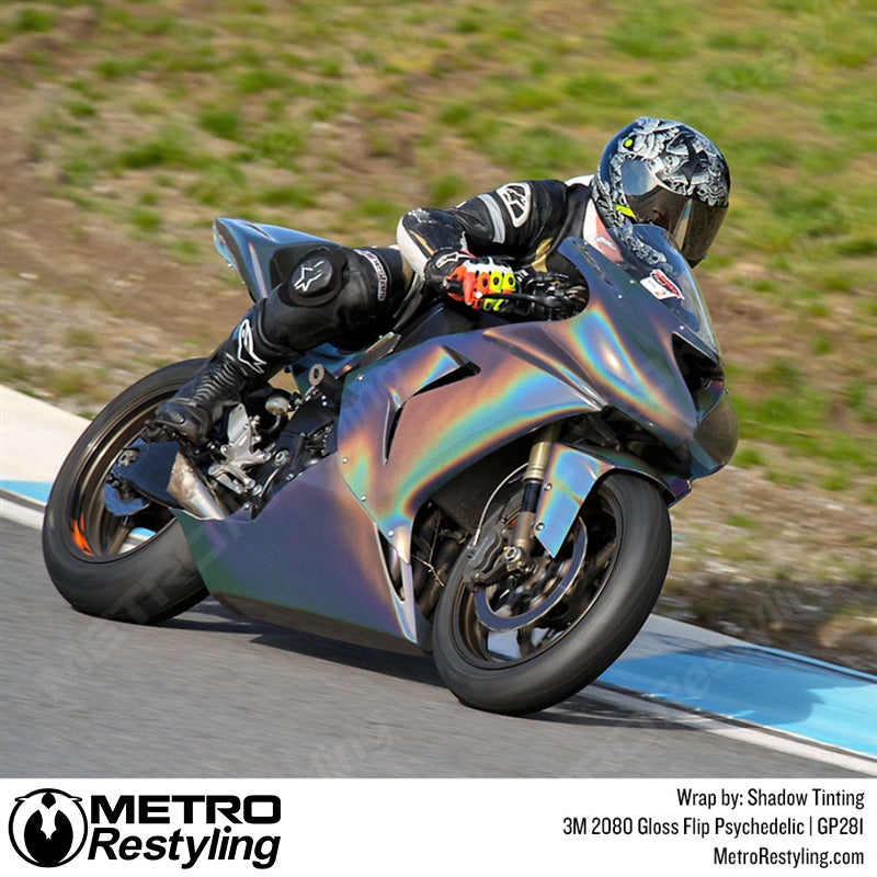 Custom Motorcycle Best Vinyl Wrap For Motorcycle Gloss Flip