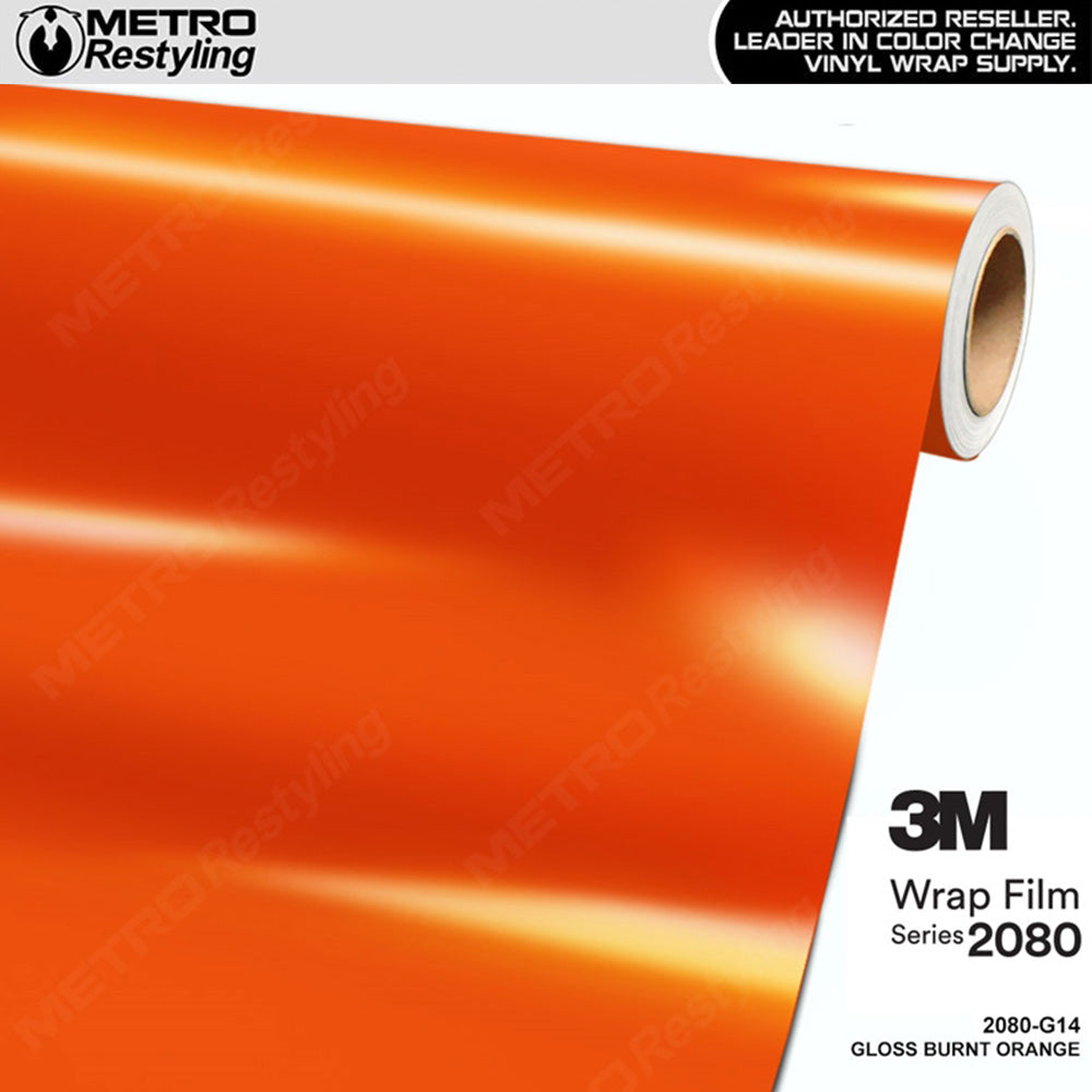 3M 2080 Gloss Burnt Orange Vinyl Wrap