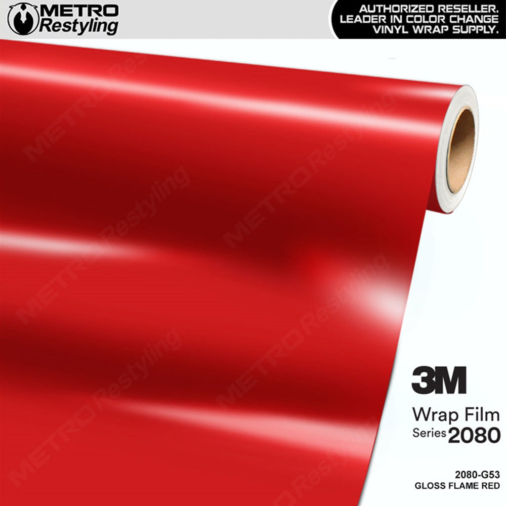 3M 2080 Gloss Flame Red Vinyl Wrap