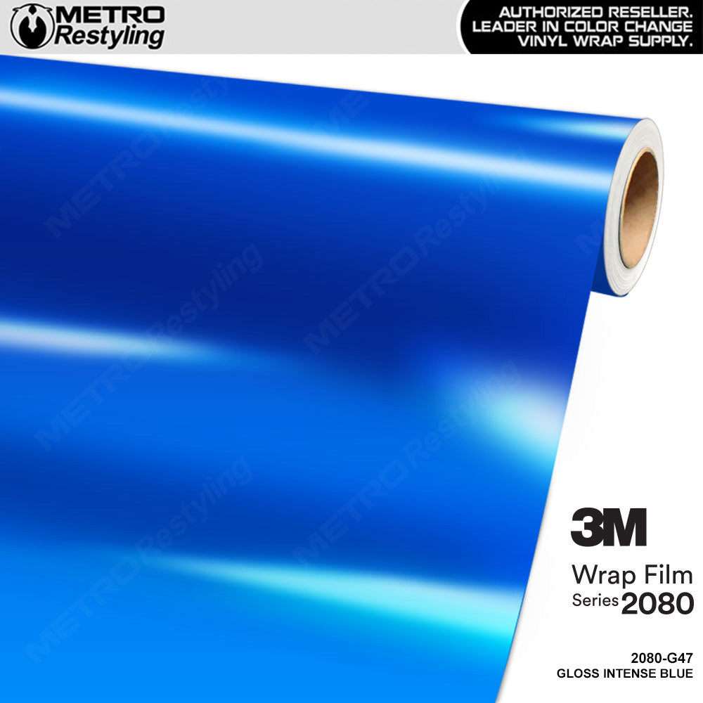 3M 2080 Gloss Intense Blue Vinyl Wrap
