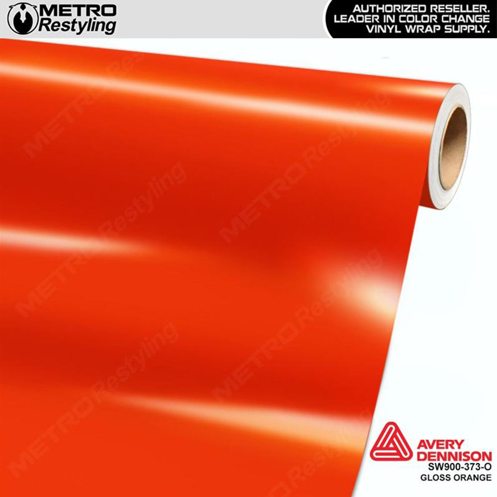 Avery Dennison SW900 Gloss Orange Vinyl Wrap