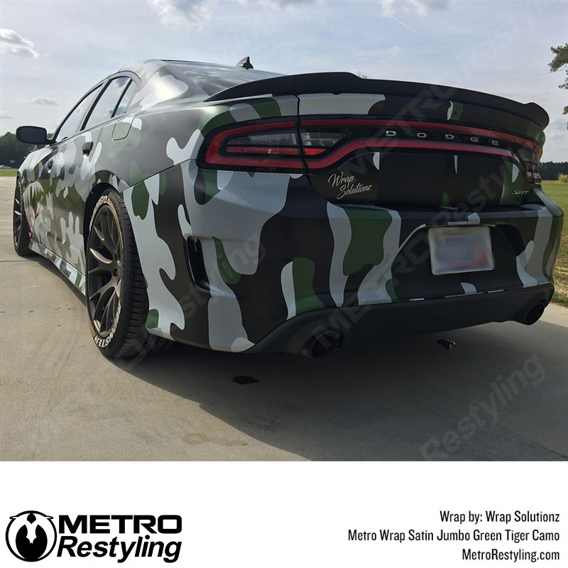 Jumbo Classic Green Tiger Camouflage Charger SRT